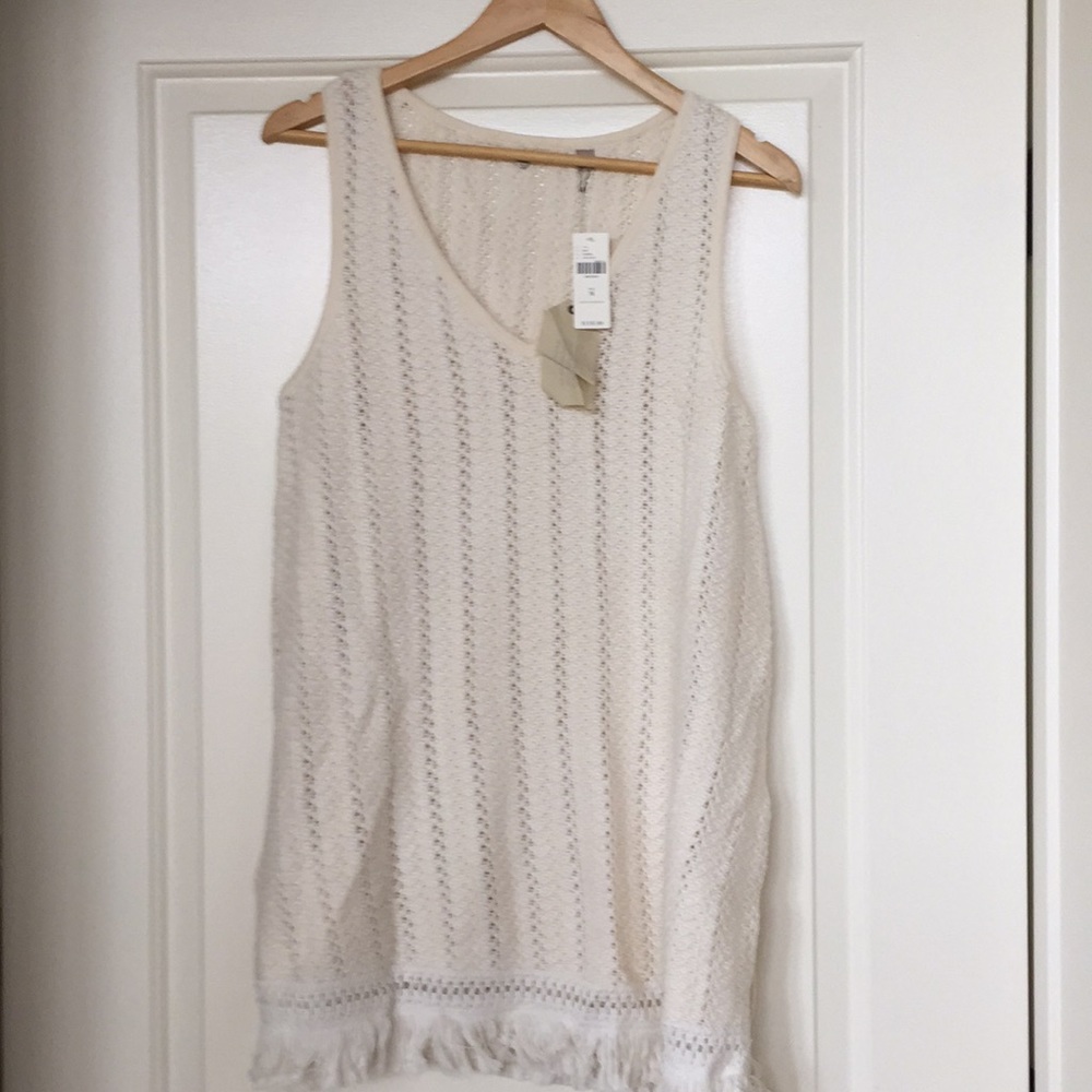 Sweater tunic. Ivory size M. From Anthropology.